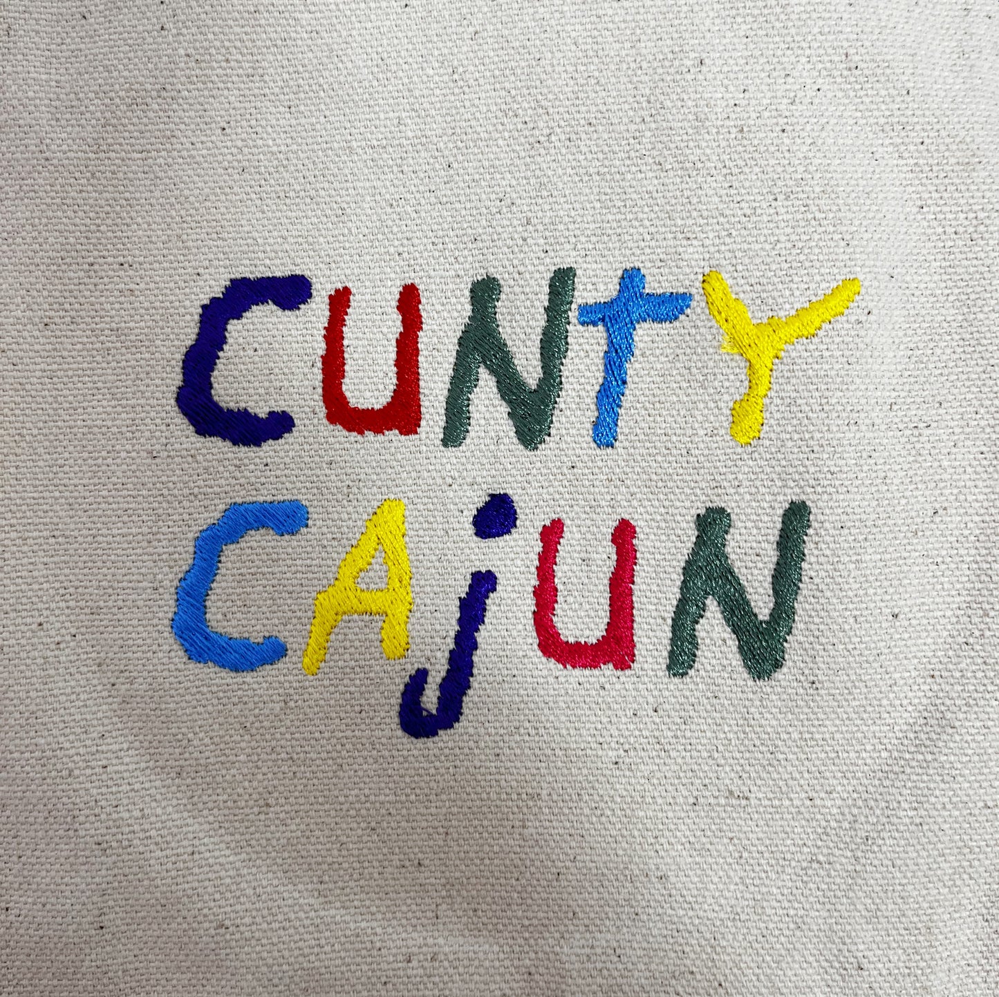 Cunty Cajun Canvas Tote - Mini